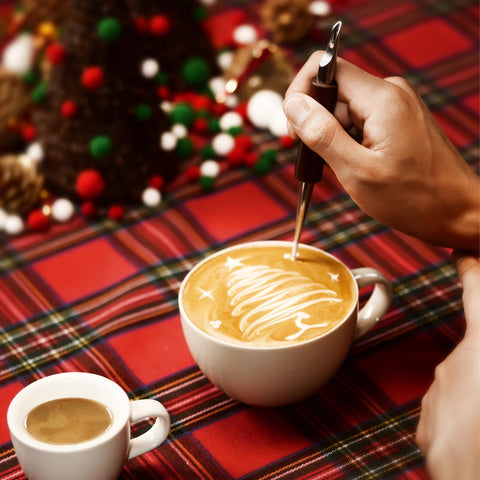 MHW-3BOMBER pluma para arte latte, empaque regalo elegante