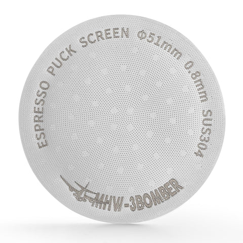 MHW-3BOMBER pantalla de filtro para espresso de 51 mm, facilita limpieza