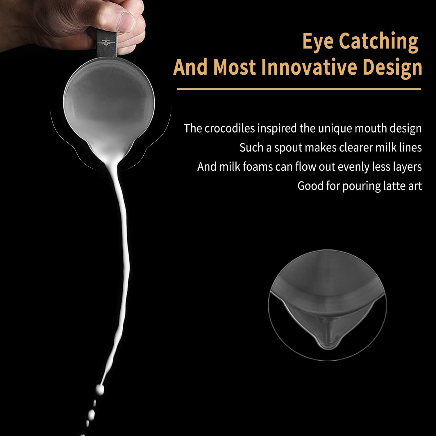 Pico de cocodrilo de MHW-3BOMBER para mayor control del vertido.