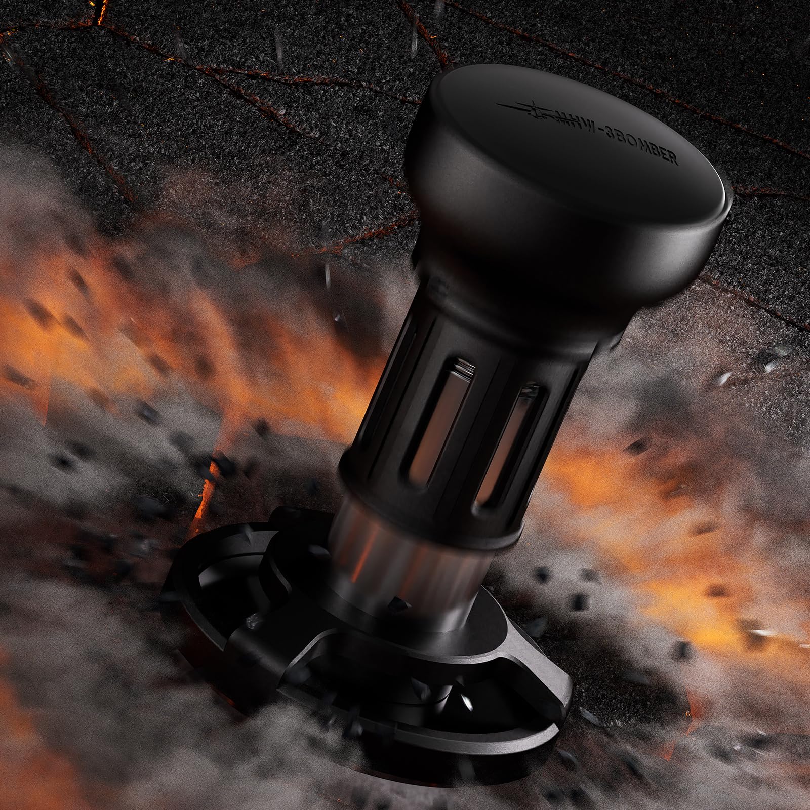 MHW-3BOMBER tamper tapa de silicona, protección de palma duradera.