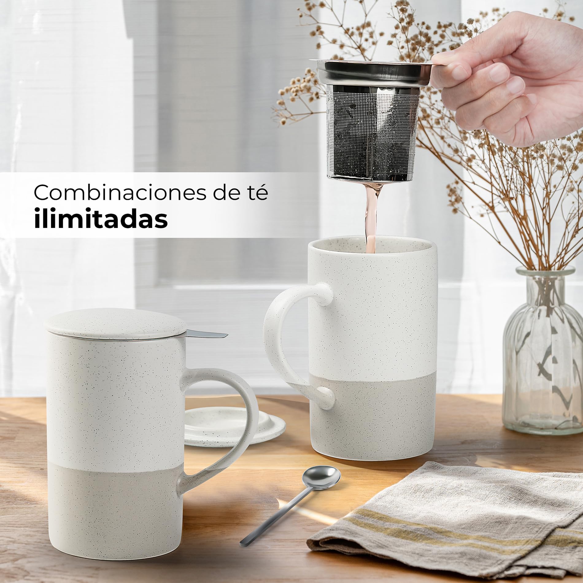 MIAMIO: cuchara para servir y mezclar té con precisión.
