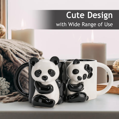 MIAMIO Panda Ceramic Cup regalo perfecto para cumpleaños o Navidad.