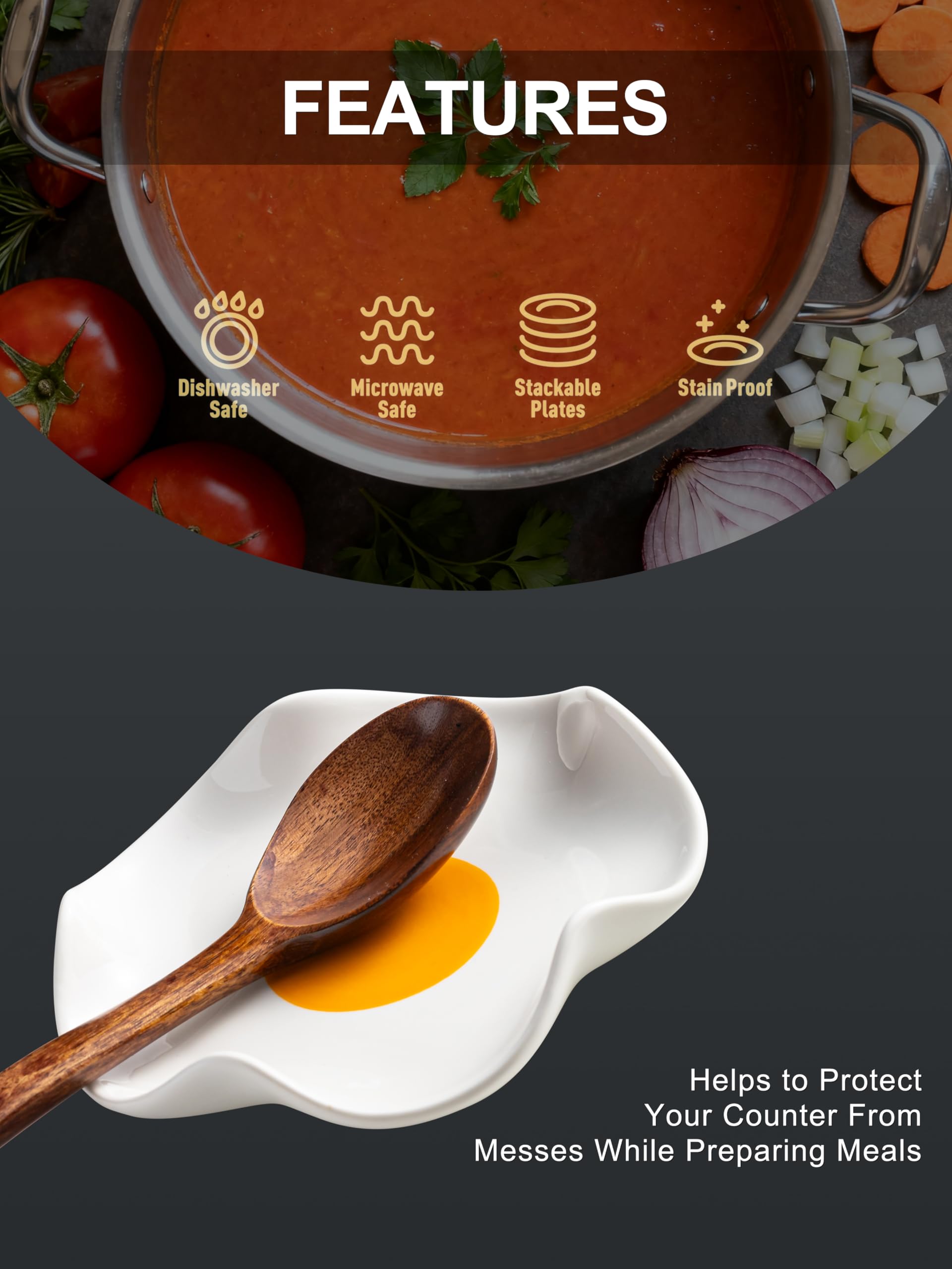 Apto para microondas y horno, Miamolo