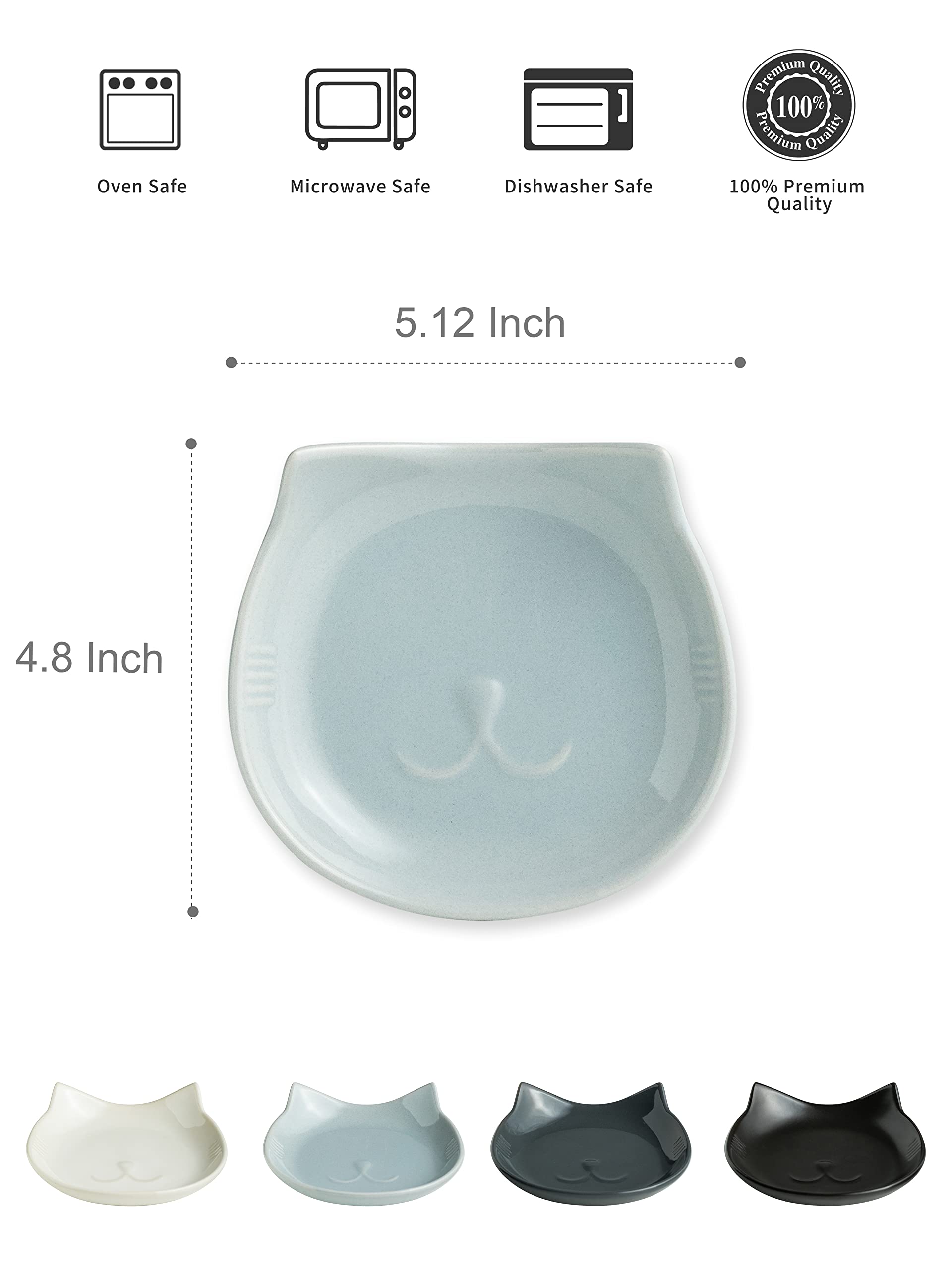 Miamolo escurridor cucharas ceramico 5-12 pulgadas organiza utensilios sin goteo