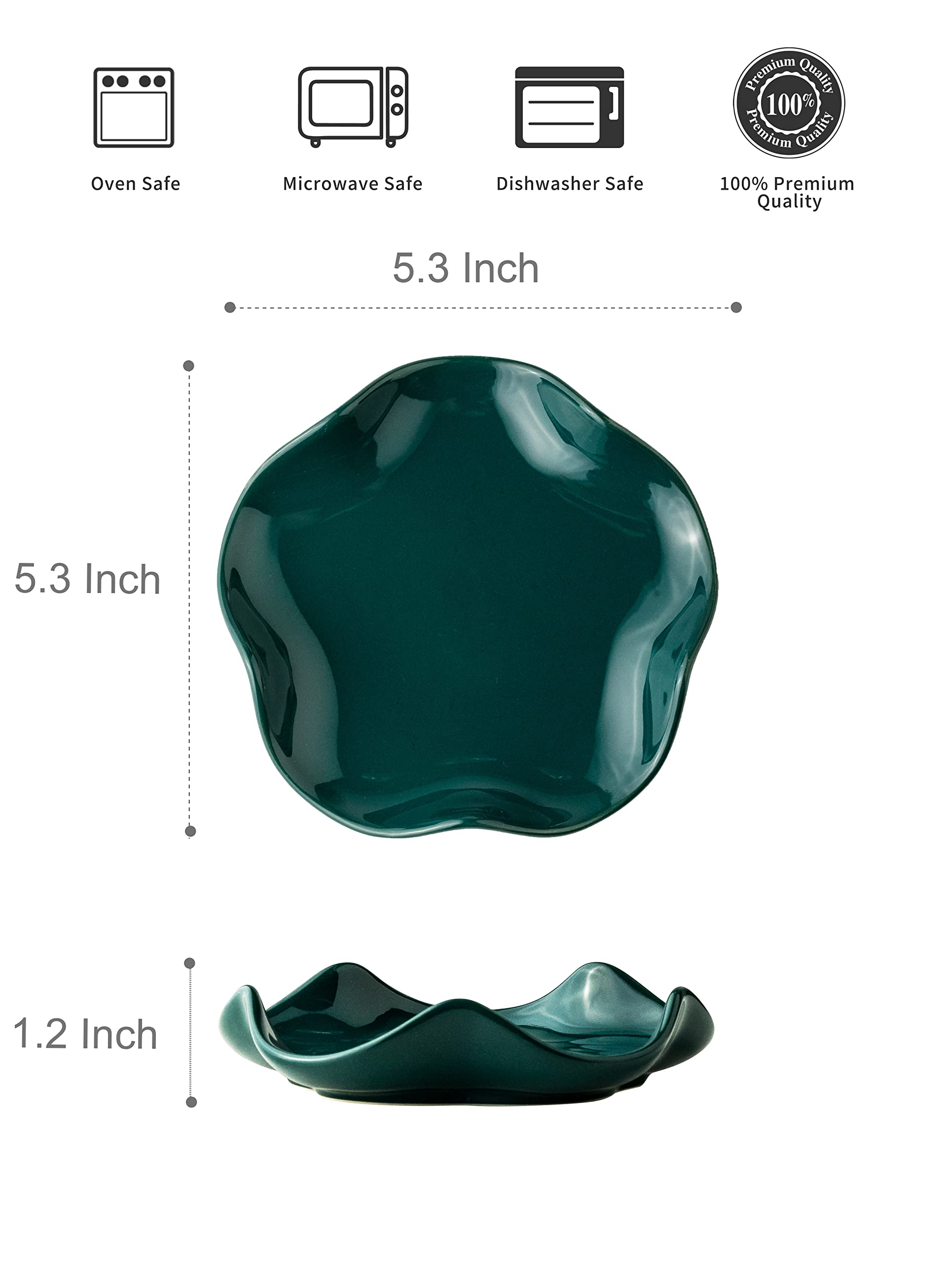 Miamolo reposo de cucharas con diseño floral, práctico y decorativo en la cocina.