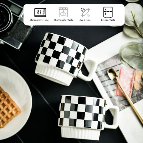 Tazas Miamolo aptas para café expreso, capuchino y bebidas calientes.