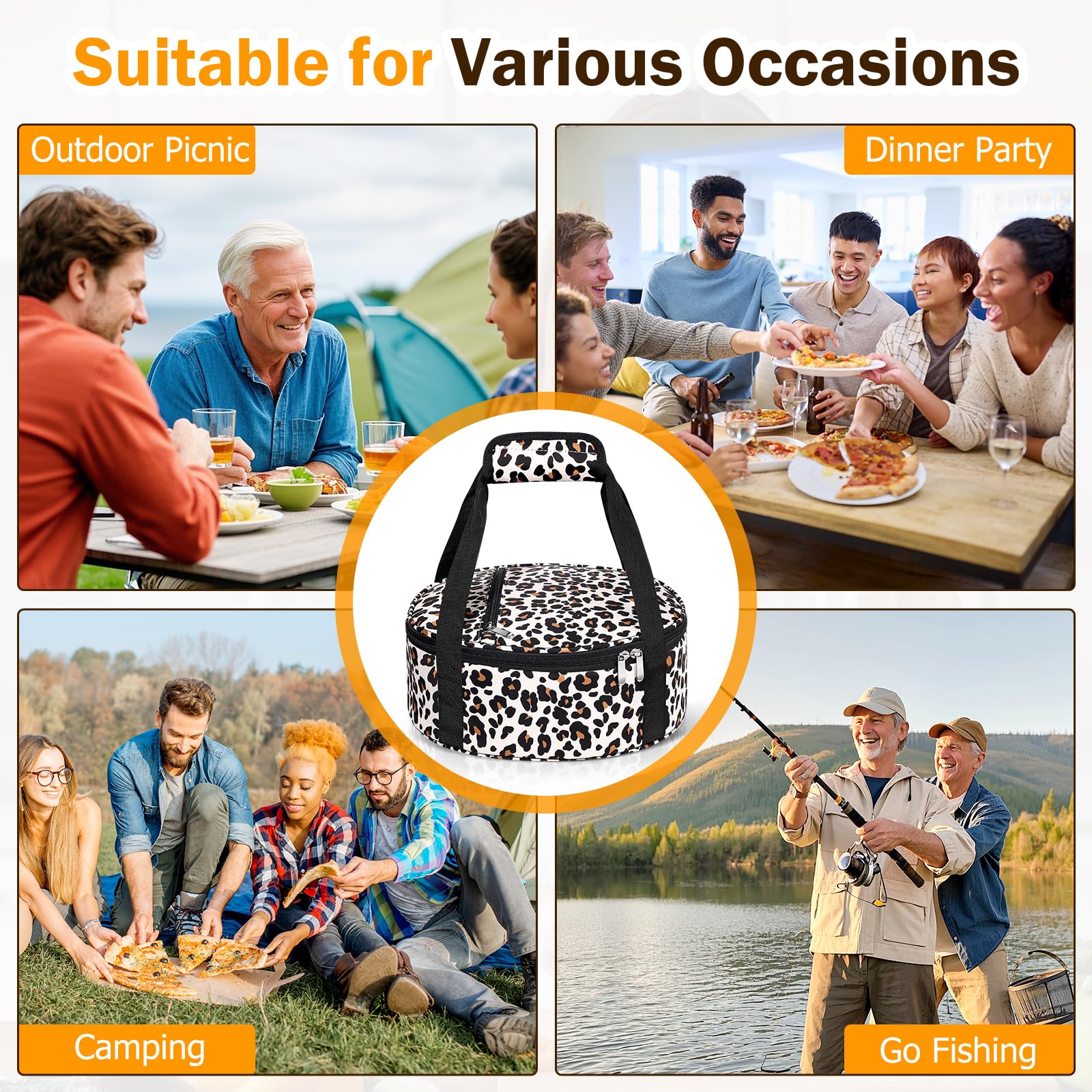 Uso versátil para fiestas, picnic, camping y eventos al aire libre