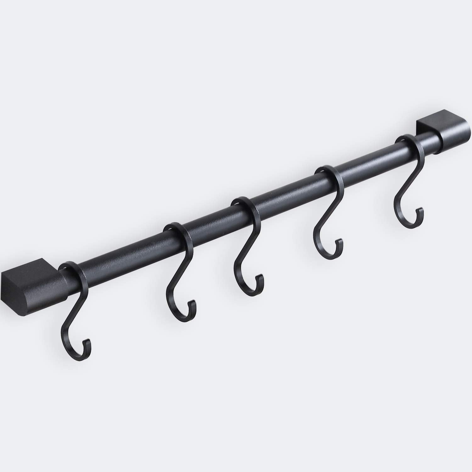 Barra de cocina MIAOHUI con 5 ganchos para utensilios.