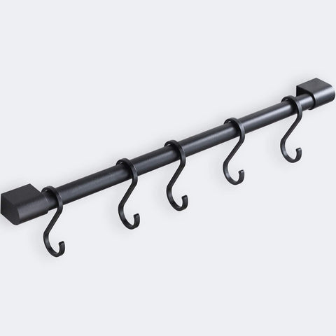 Barra de cocina MIAOHUI con 5 ganchos para utensilios.