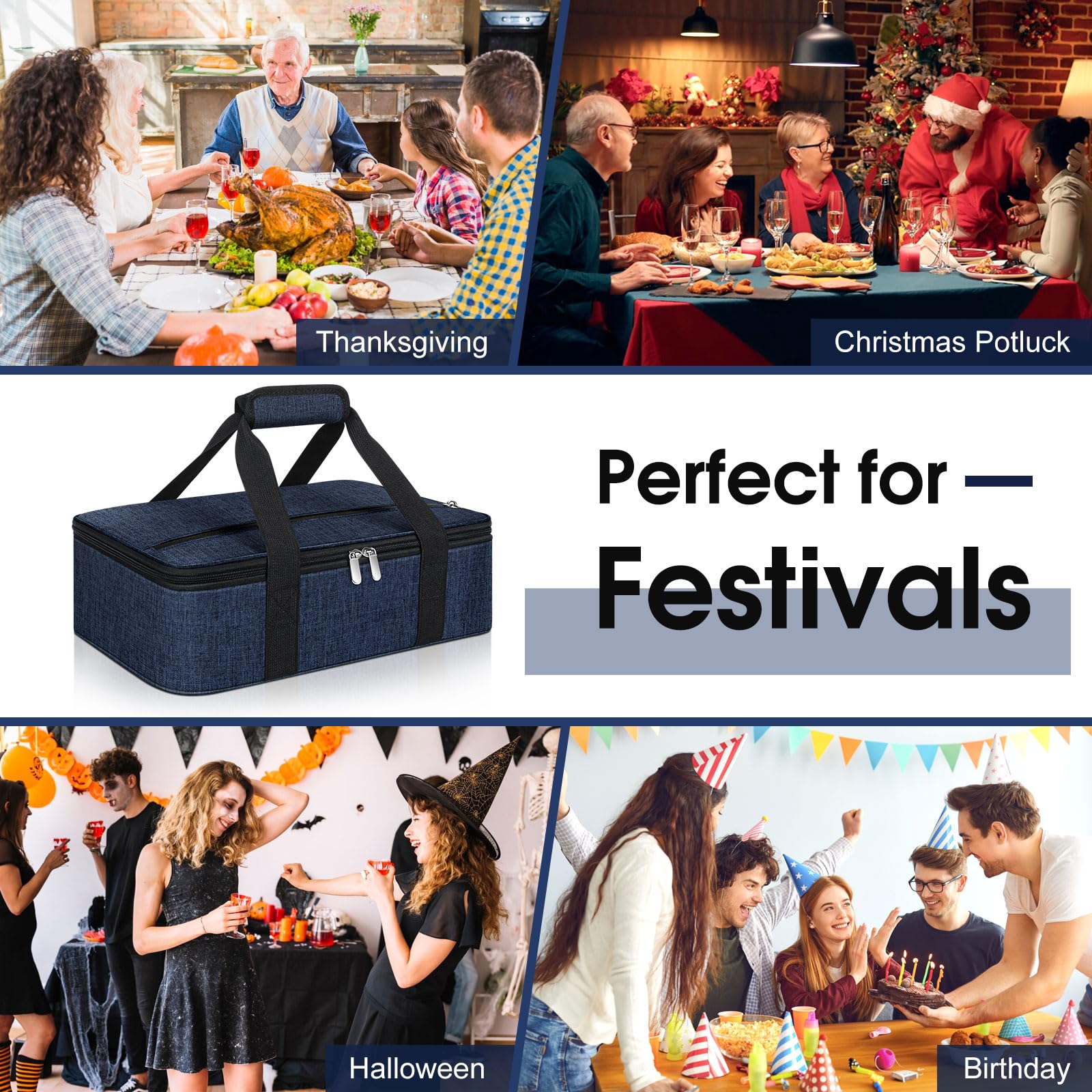 Gran capacidad de la bolsa aislante MIAOJIE ideal para fiestas y picnics