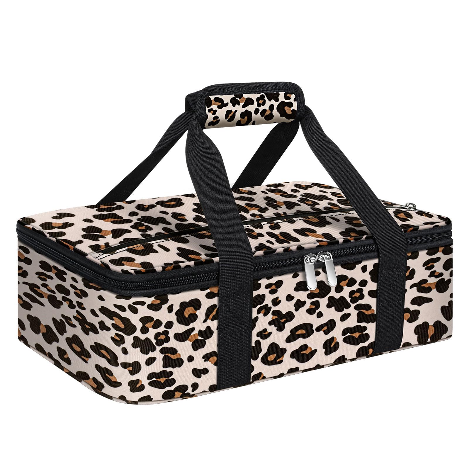 Bolsa MIAOJIE con exterior espacioso para transportar cazuelas 9x13 con comodidad.
