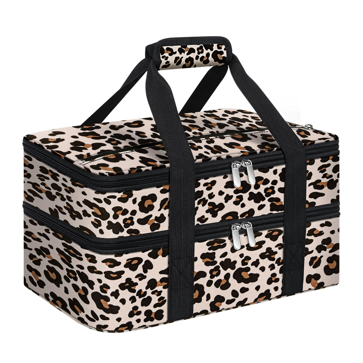 MIAOJIE bolsa-cazuela doble aislada exterior, indicada para transporte seguro de comidas.