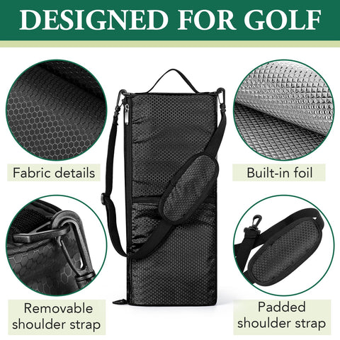 MIAOJIE medidas compactas de la bolsa enfriadora para golf