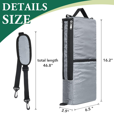 MIAOJIE bolsa-golf tamaño compacto que cabe en la bolsa lateral