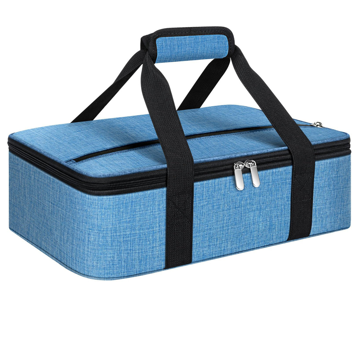 MIAOJIE Portacazuelas Aislado Azul frente: ideal para picnic y traslado seguro