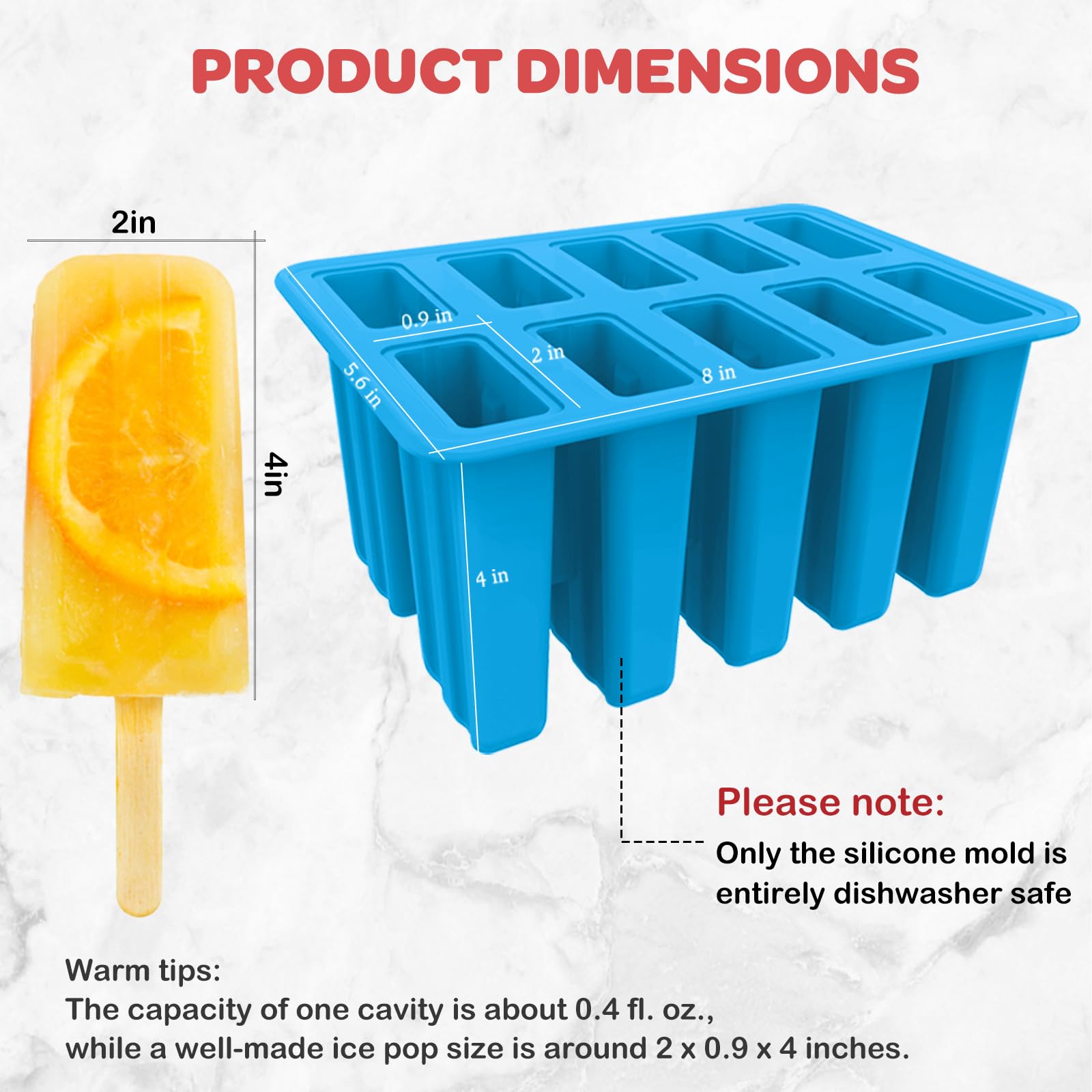 Miaowoof embudo para popsicles, vertido limpio y sin derrames en cada lote.
