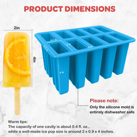 Miaowoof embudo para popsicles, vertido limpio y sin derrames en cada lote.
