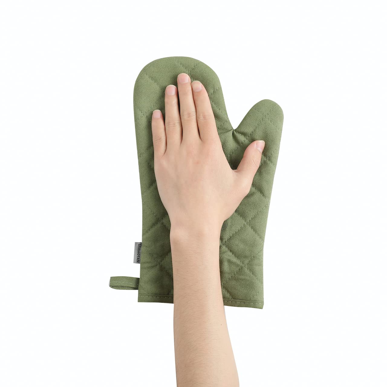Fundas para ollas M MIAOYAN verdes 7x7, protección al manipular utensilios.
