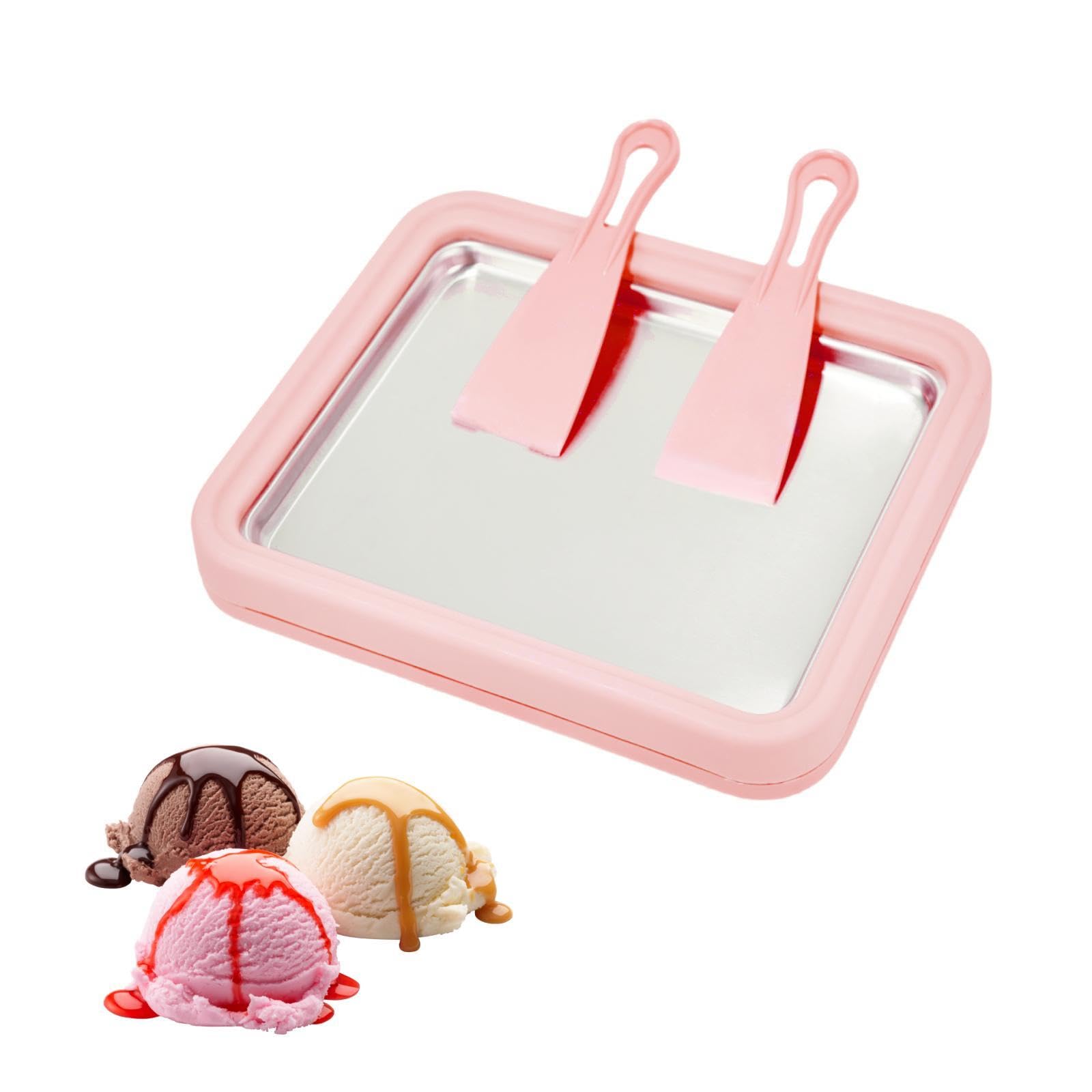 MICEAN Hacedor de helado instantáneo rosa: ideal para postres caseros cremosos.