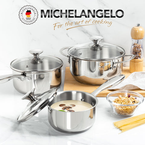 Base de aluminio doble capa MICHELANGELO, distribución de calor estable