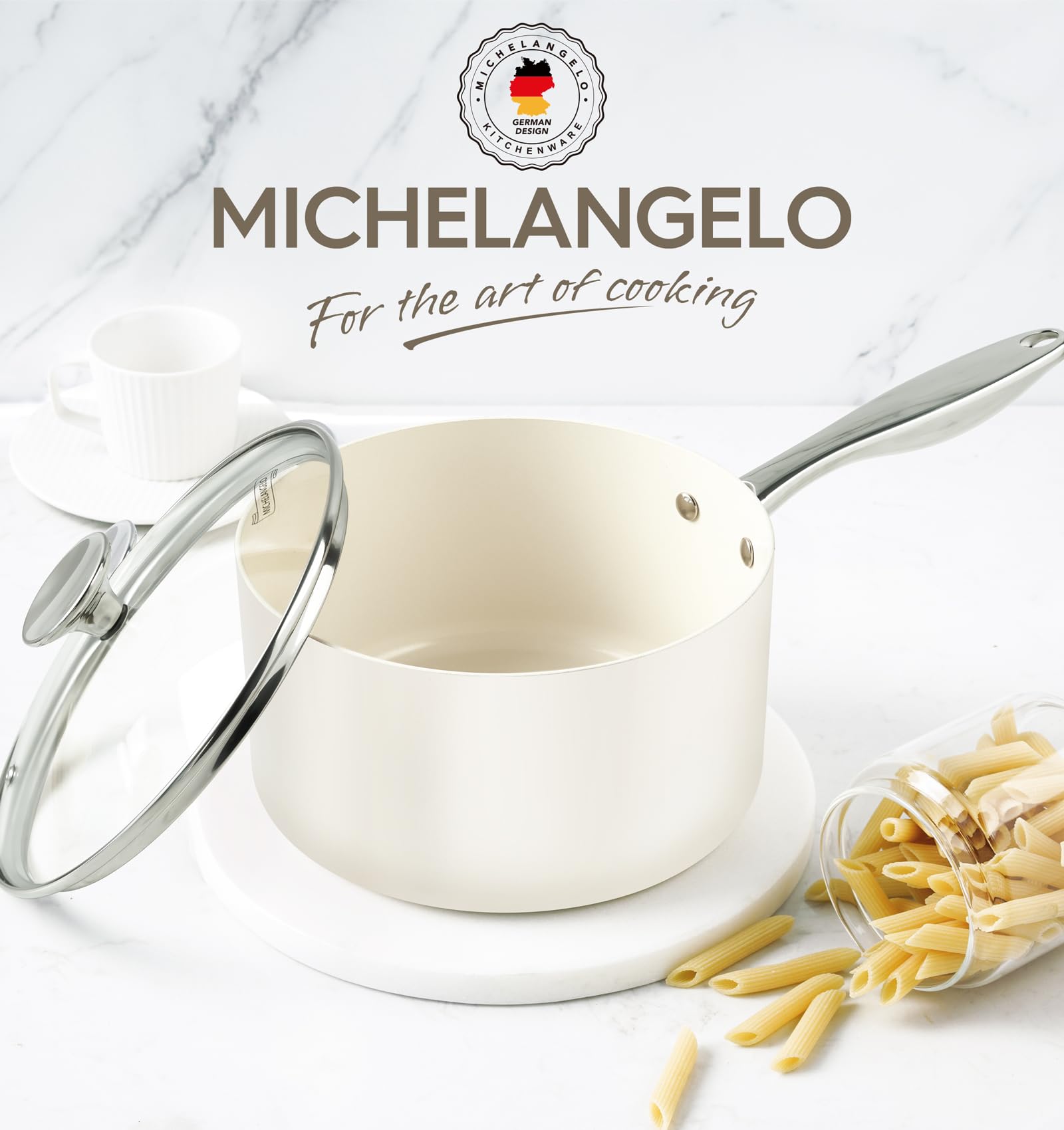 MICHELANGELO cazo excelente para salsas, sopas y condimentos