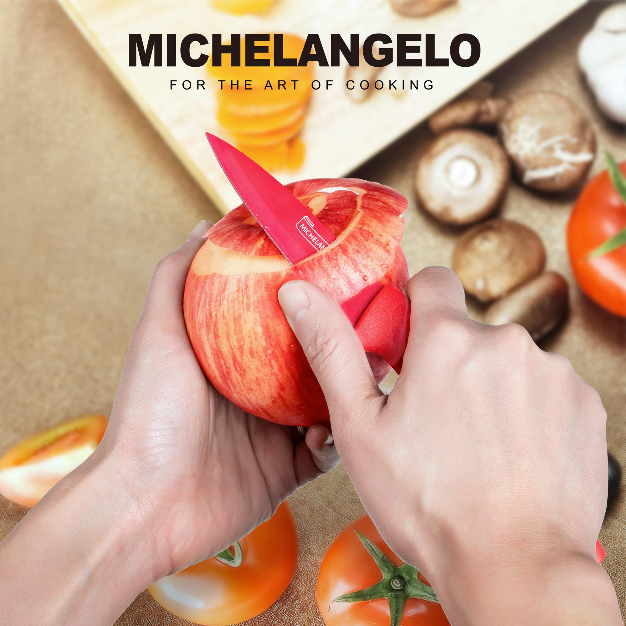 MICHELANGELO Funda para cuchillos protege las hojas y la seguridad