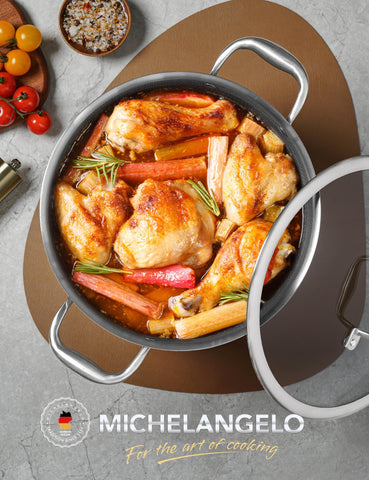 Horno 600f MICHELANGELO resiste horneados y asados.