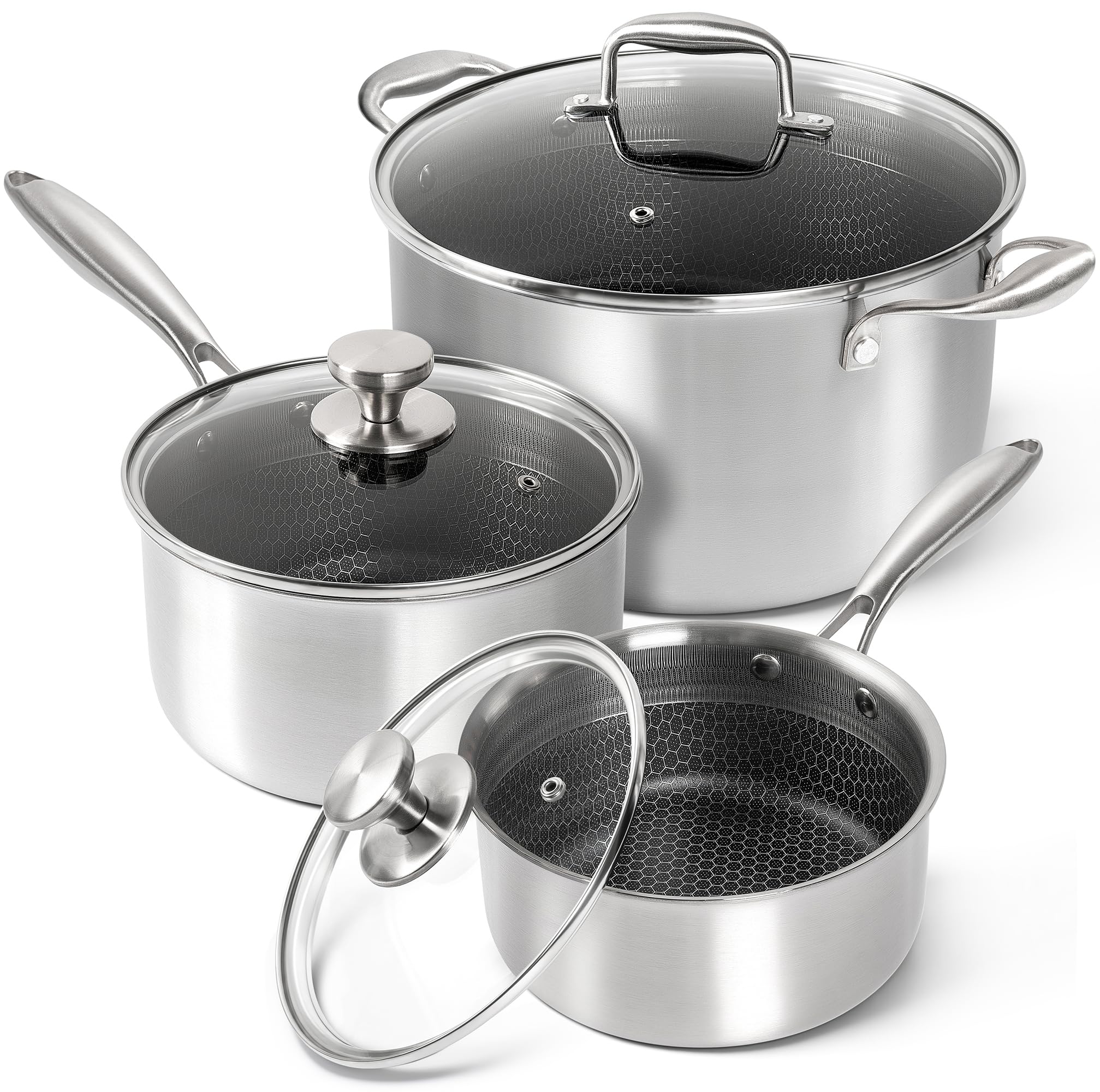 MICHELANGELO 2qt con tapa: cocción uniforme para salsas.