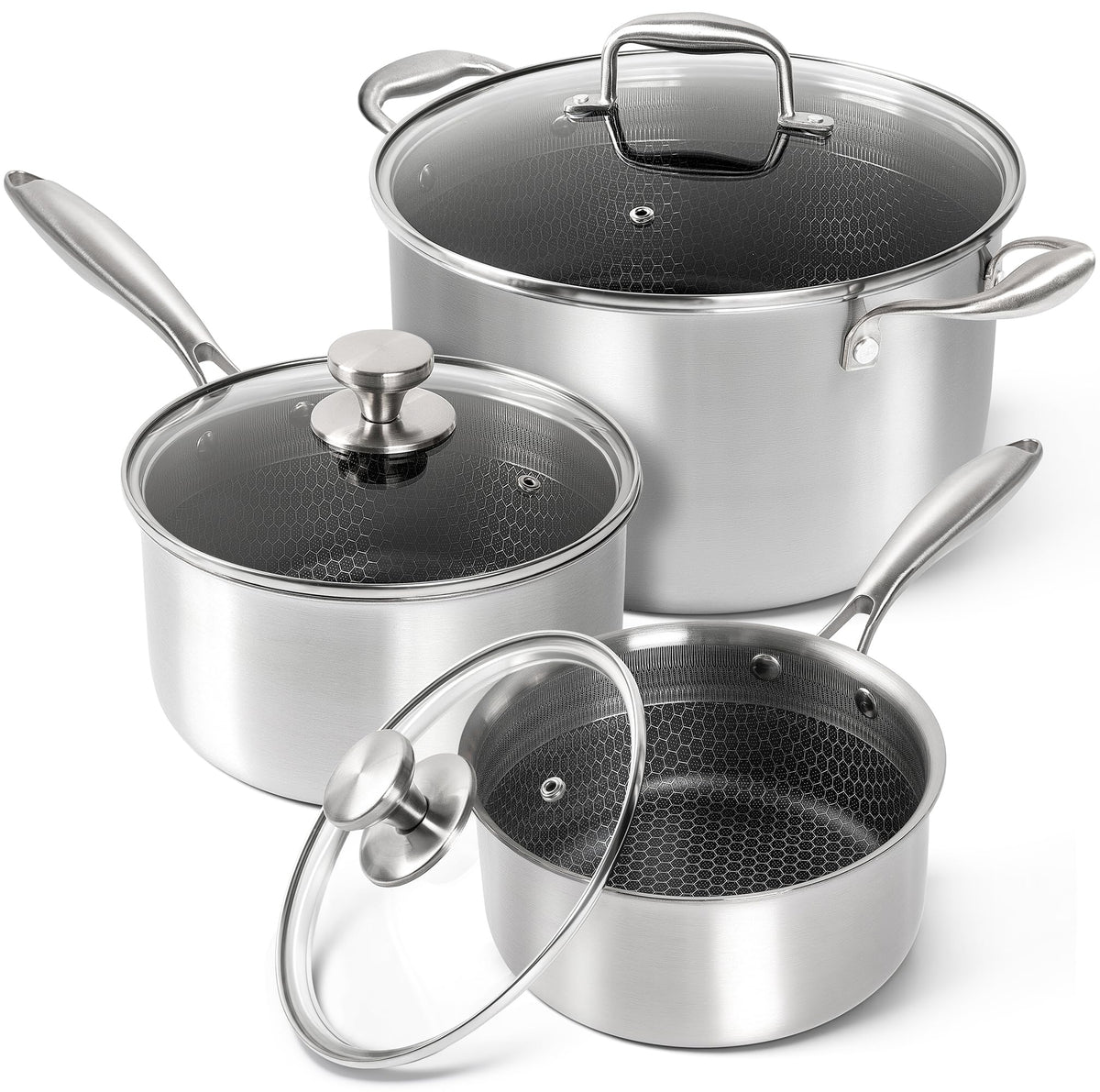 MICHELANGELO 2qt con tapa: cocción uniforme para salsas.