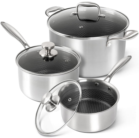 MICHELANGELO 2qt con tapa: cocción uniforme para salsas.