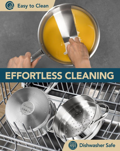 MICHELANGELO mango-doble-remaches, agarre firme y cómodo