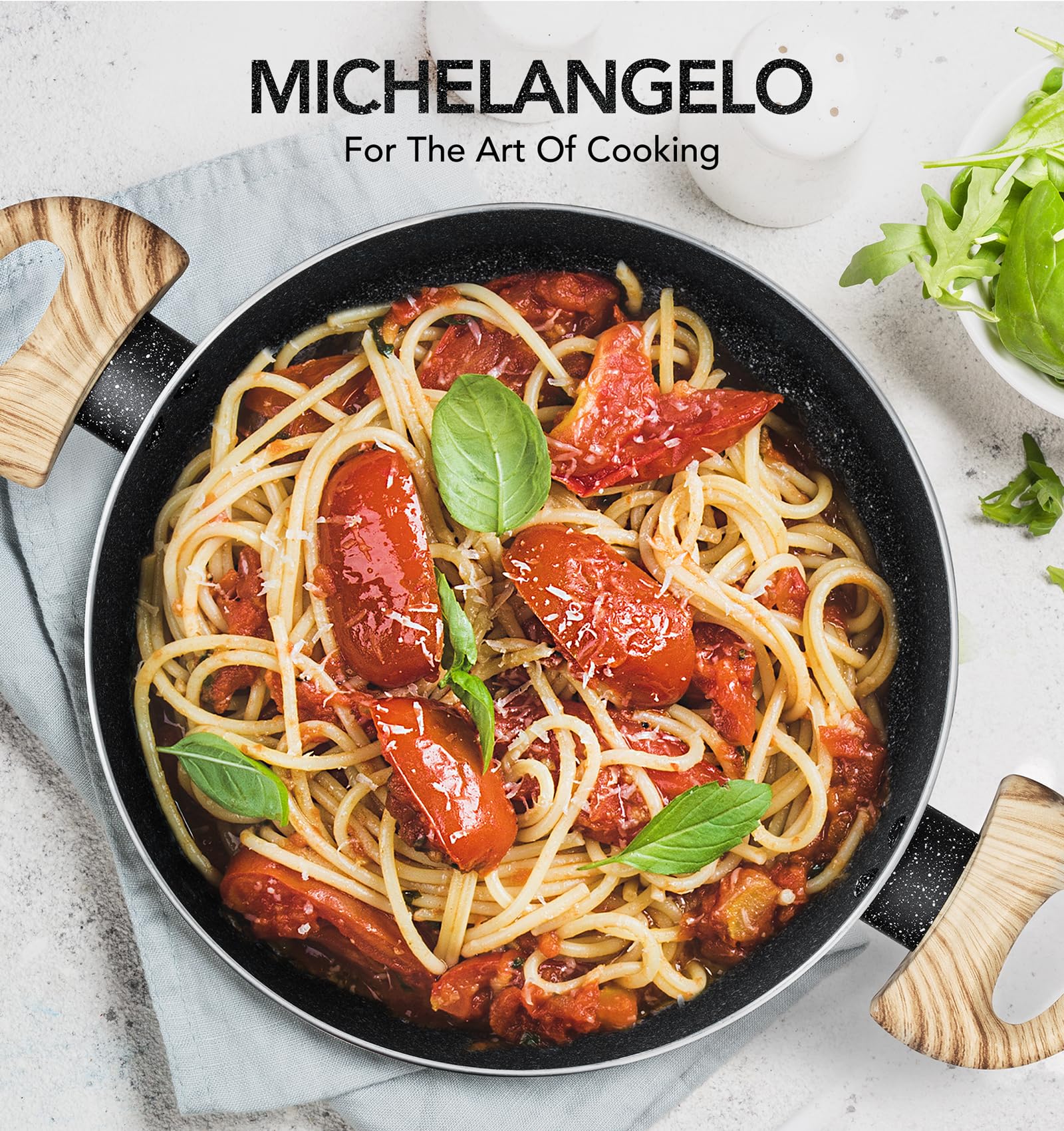 Limpieza fácil MICHELANGELO gracias a su recubrimiento antiadherente.