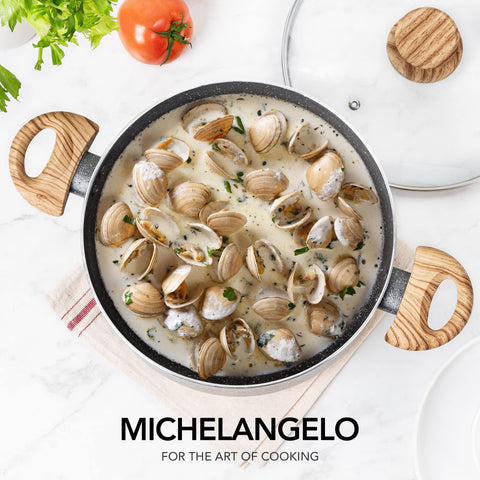 MICHELANGELO olla de gran capacidad para porciones grandes.