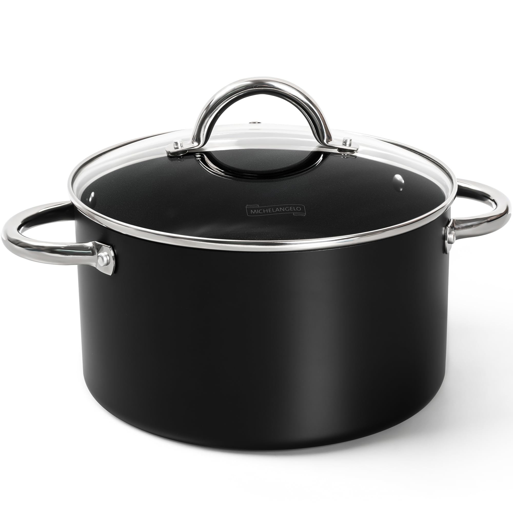 Olla Michelangelo con tapa, ideal para caldos y sopas