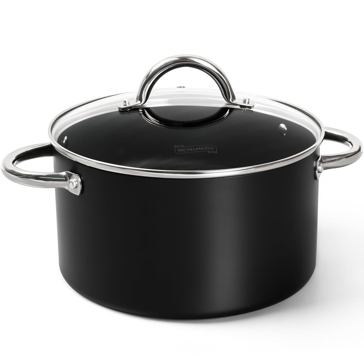 Olla Michelangelo con tapa, ideal para caldos y sopas