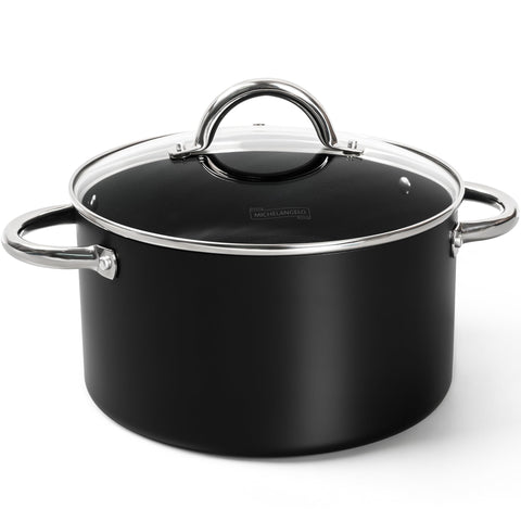 Olla Michelangelo con tapa, ideal para caldos y sopas