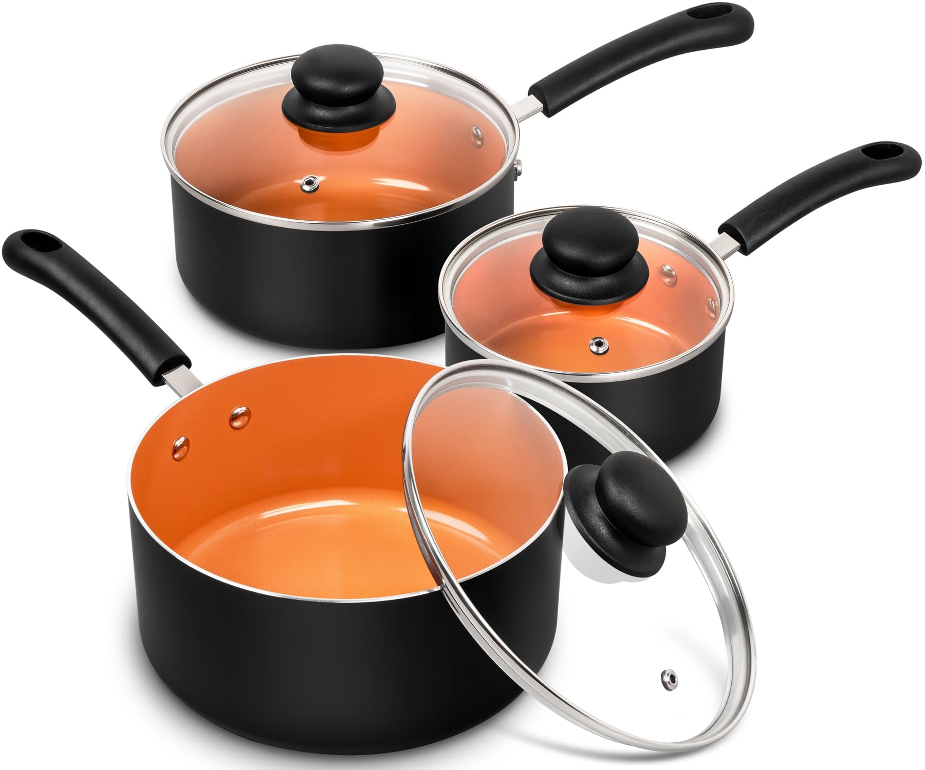 Sartén MICHELANGELO 1qt con tapa para cocción rápida y controlada