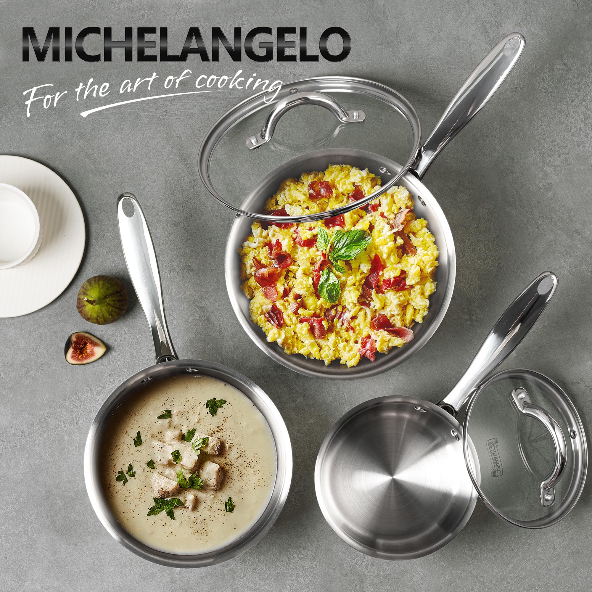 Sartén MICHELANGELO apta para inducción, fácil limpieza