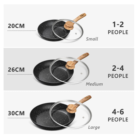 MICHELANGELO sartén compacto para cocinas pequeñas y hogareñas