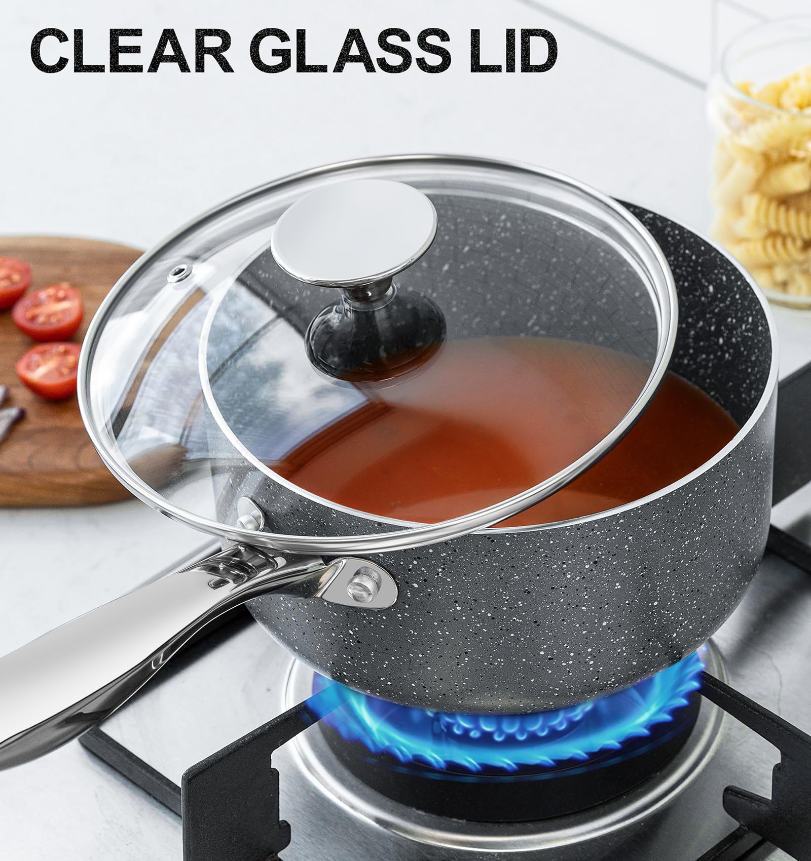 Sartenas MICHELANGELO aptas para todo tipo de cocinas y fácil limpieza.