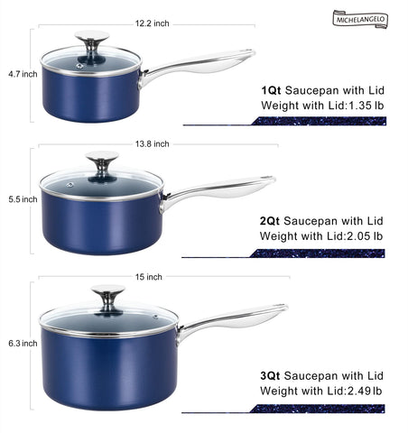 MICHELANGELO sarten ceramica apto para horno hasta 350 °F
