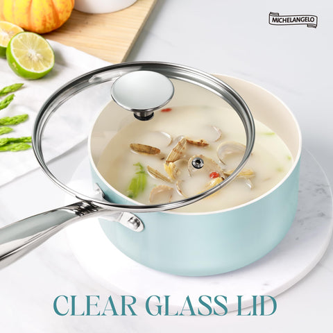 MICHELANGELO limpieza fácil gracias al recubrimiento cerámico antiadherente.