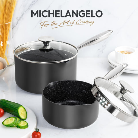MICHELANGELO uso diario para verduras, salsas y pastas con limpieza sencilla.