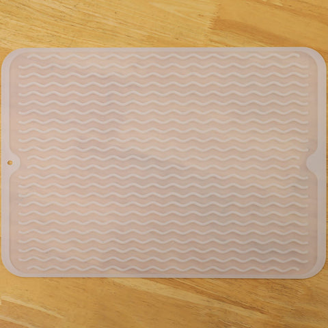 MicoYang alfombrilla secado silicona cocina, uso múltiple para encimeras y fregaderos.