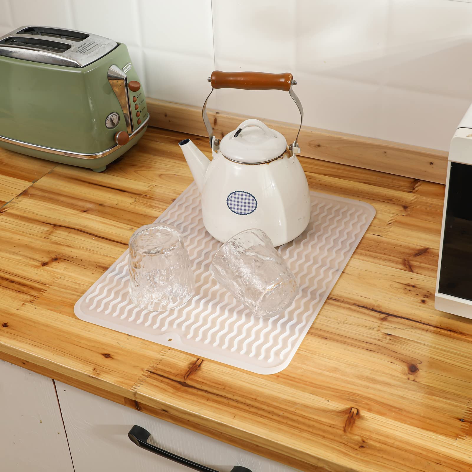 MicoYang base para alimentos: superficie estable para secado de utensilios.
