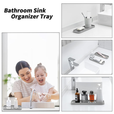 MicoYang dispensador de jabón de silicona, acceso cómodo y organizador compacto.