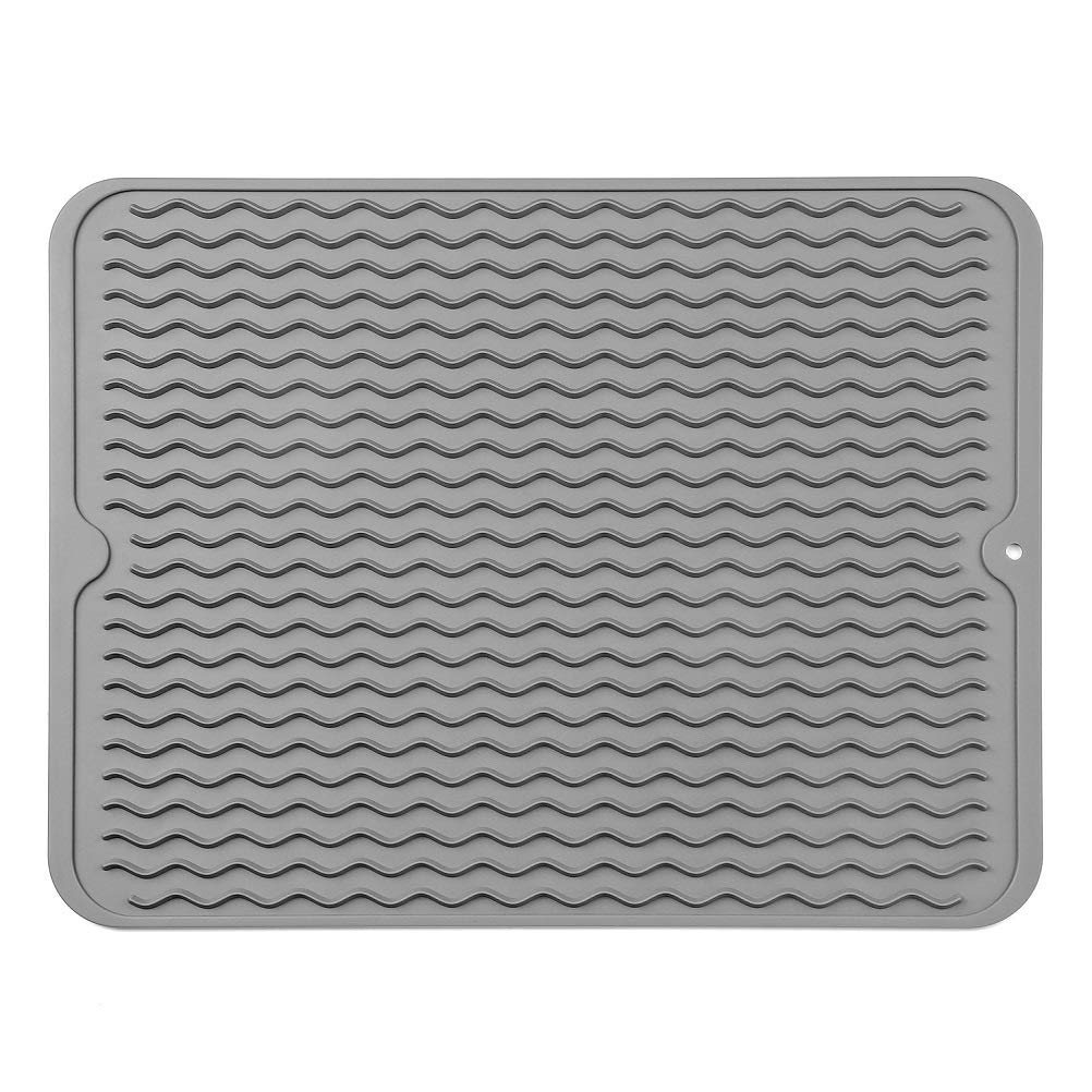 MicoYang estera silicona para secar platos, secado suave y seguro.