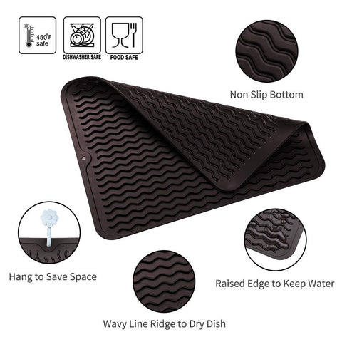MicoYang silicona resistente al calor soporta utensilios calientes.