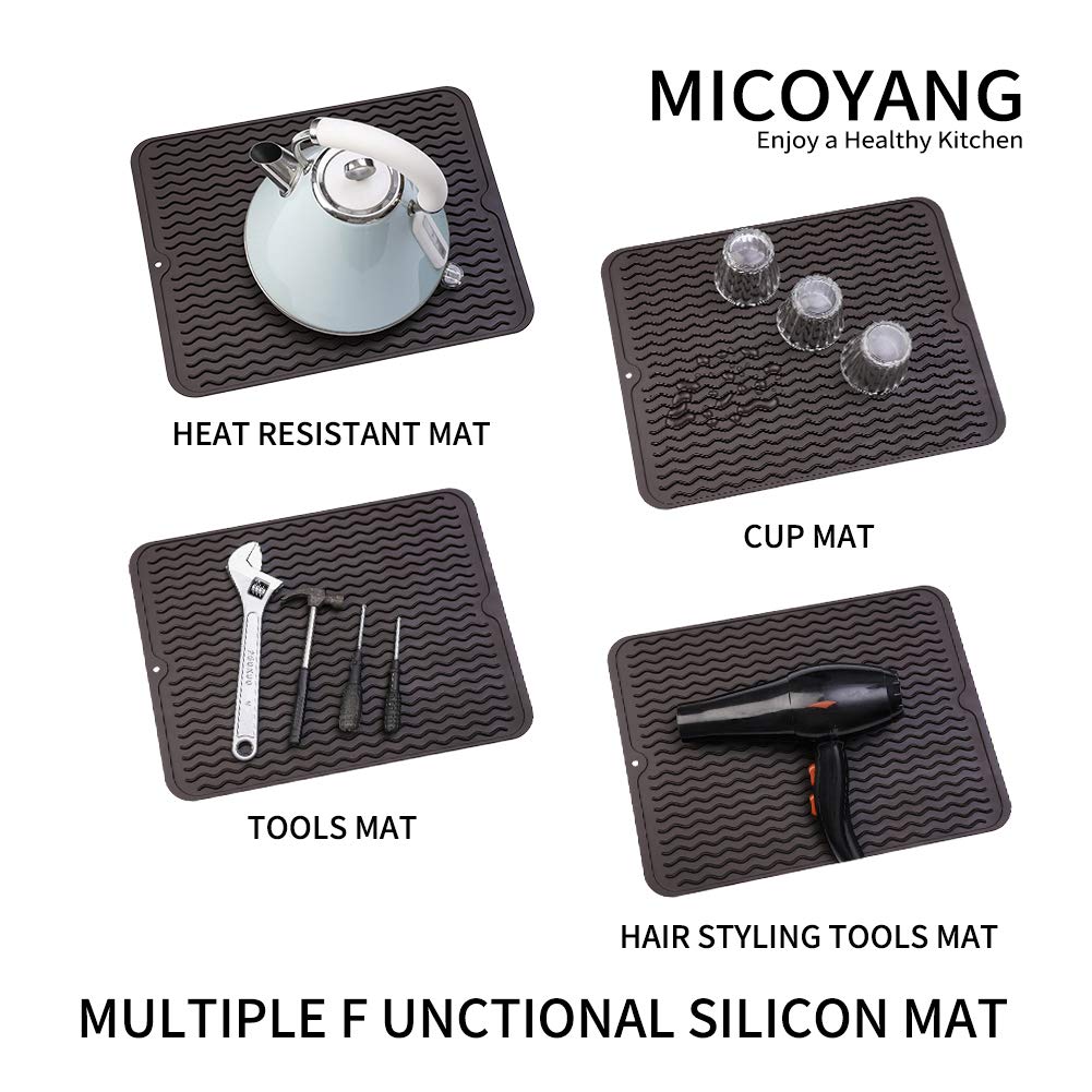 MicoYang esterilla fácil de limpiar, enjuagar o cepillar.