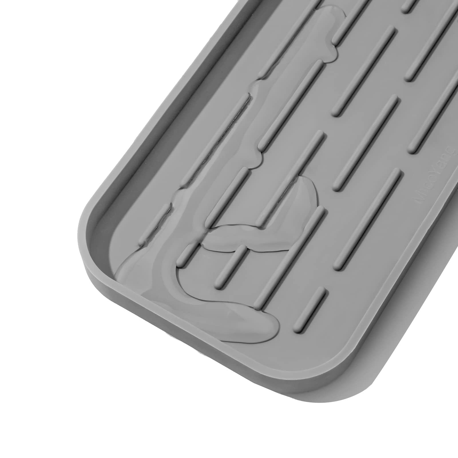 MicoYang organizador para suculentas, silicona gris, mesa ordenada